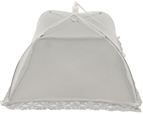 Plasă anti-insecte protecție alimente, albă, 32x32x20 cm buc