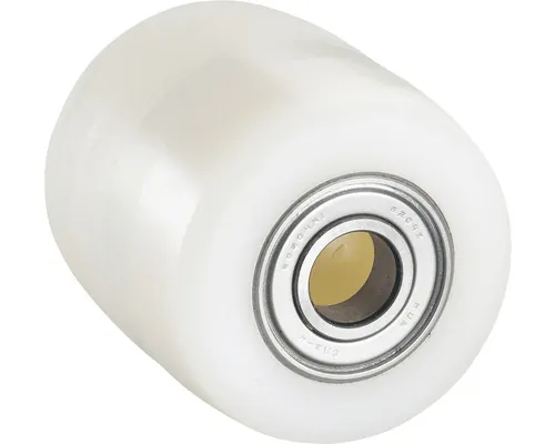 Roată poliamidă Tarrox Ø82mm, butuc Ø20x70 mm, culoare albă, cu rulment buc