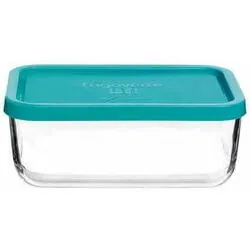 Caserola sticla dreptunghiulara 21 x 13 cm 1400 ml frigoverre basic