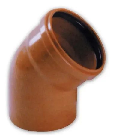 Cot canalizare PVC diametru 125mmx45gr, 10220050