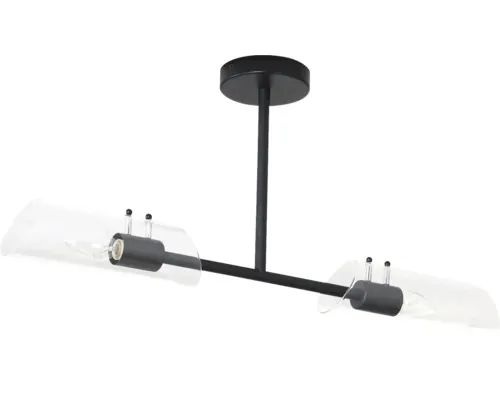 Lustră Rabalux Teodoro E14 max. 2x12W, pentru baie IP44, metal negru buc