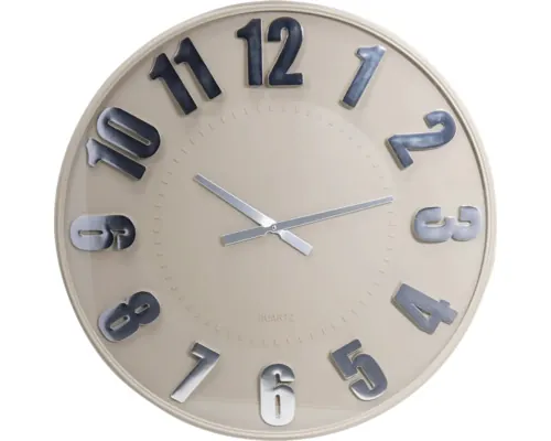 Ceas perete taupe Ø 76 cm buc