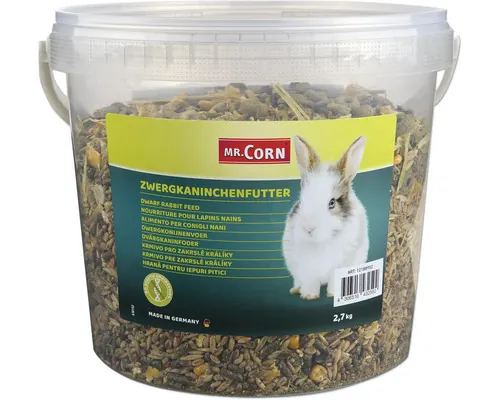 Hrană pentru iepuri pitici Mr. Corn 2,7 kg buc
