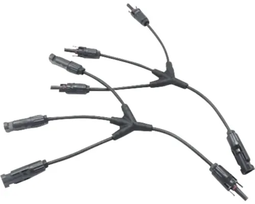 Pereche conectori Y cablu MC4 3 în 1 paralel 1000V IP67 buc