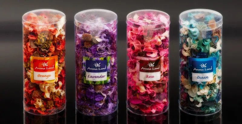 Flori uscate parfumate, Aroma Land, diverse arome si culori buc