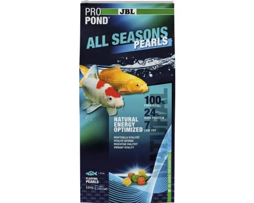 Hrană pești iaz pentru toate anotimpurile JBL ProPond All Seasons Pearls 5,8 kg buc