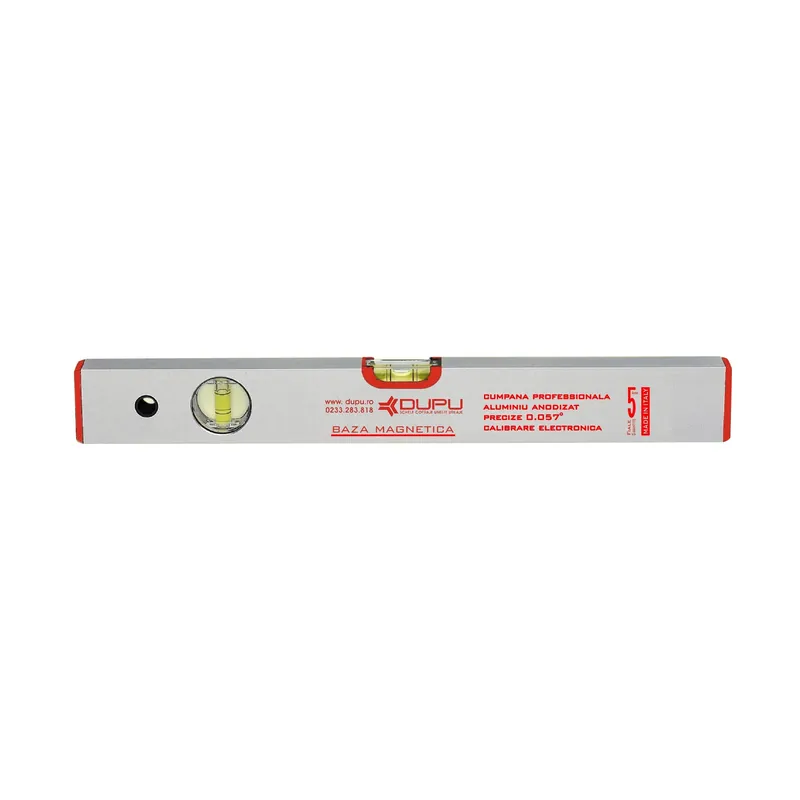 Nivela cu bula, magnetica, Level Instruments 452400, cu 2 indicatori, din aluminiu buc