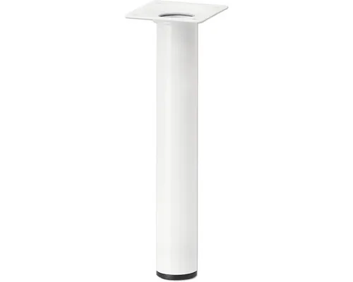 Picior mobilă rotund Tarrox Ø30x300 mm, alb buc