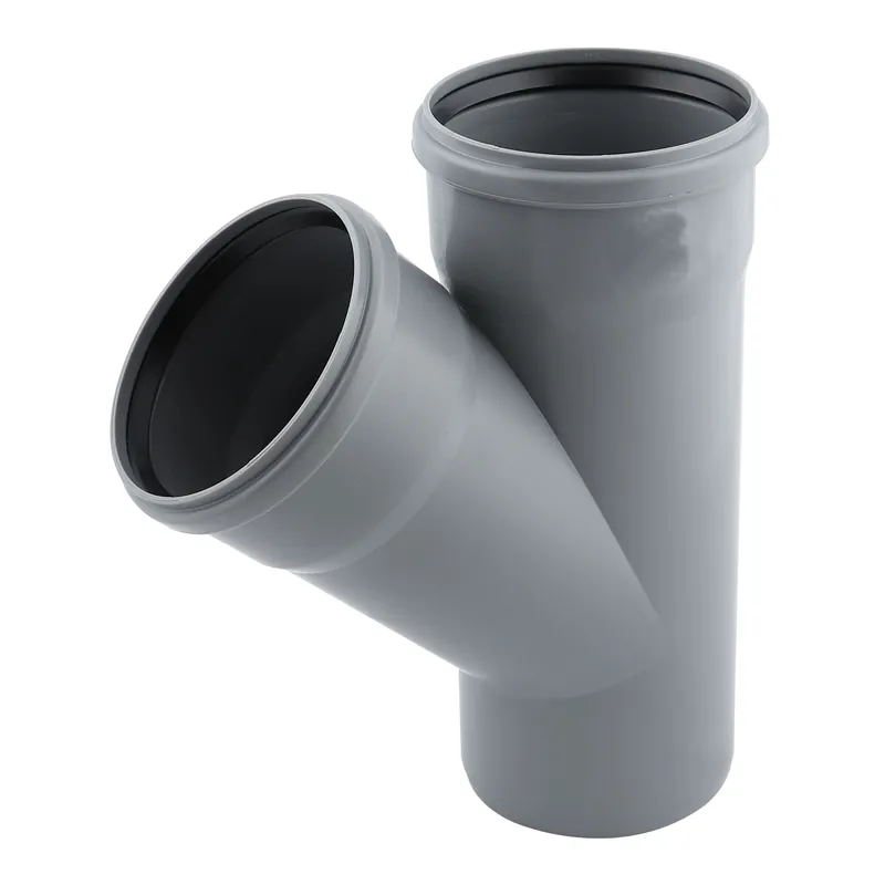 Ramificatie polipropilena, pentru scurgere, gri, D 50 x 50 mm, 45 grade buc