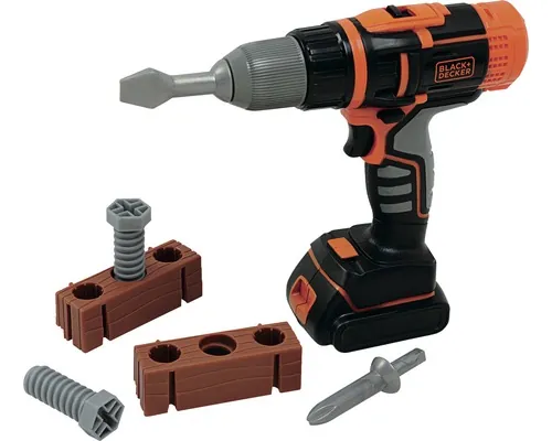 Set joacă Black + Decker bormașină cu accesorii buc