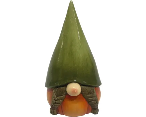 Figurină decorativă gnom Lafiora 20x19x30,5 cm portocaliu/verde buc