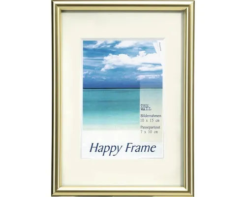 Ramă foto plastic The Wall aurie 10x15 cm buc