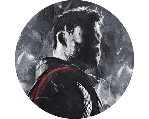 Fototapet rotund autoadeziv Komar DD1-048 Avengers Painting Thor Ø 125 cm buc