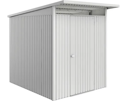 Magazie grădină Biohort AvantGarde Eco A2 metal ușă standard 180x260 cm argintiu metalizat buc