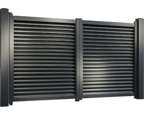 Poartă batantă VIRTUOSO aluminiu 350x180 cm antracit RAL 7016 buc