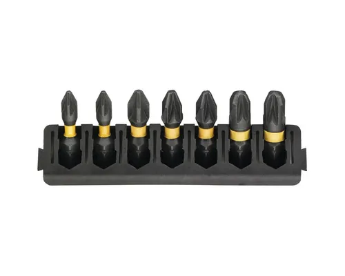 Set biți de impact DeWALT DT70812-QZ PZ1/PZ2/PZ3, 7 piese buc