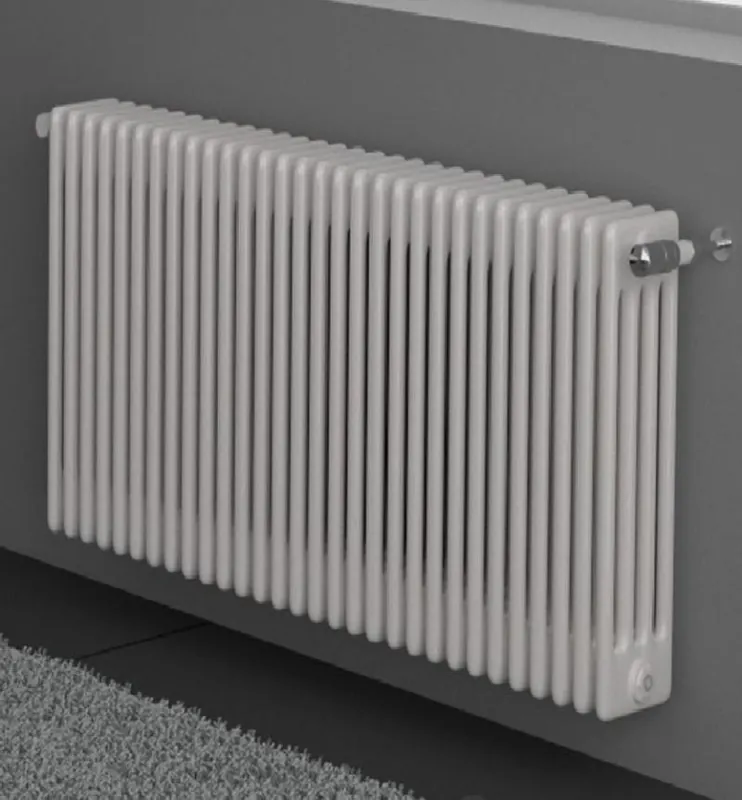 Calorifer tubular (baterie), alb, otel, Cordivari, Ardesia, 656X230 mm, 538.33 W, 4 coloane, 5 elementi