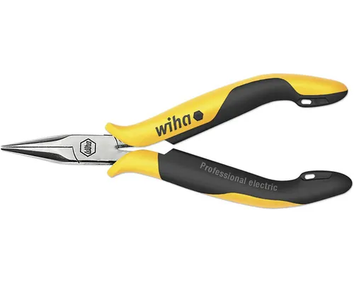 Clește șpiț vârf ascuțit Wiha ESD 145mm, formă curbată buc