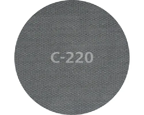 Discuri tip plasă pentru șlefuit pereți Wolfcraft Ø225 mm, granulație 220, pentru glet/gipscarton, pachet 5 bucăți