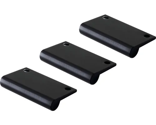 Mânere pentru mobilier baie pelipal Sunline 128, negru, set 3 bucăți buc