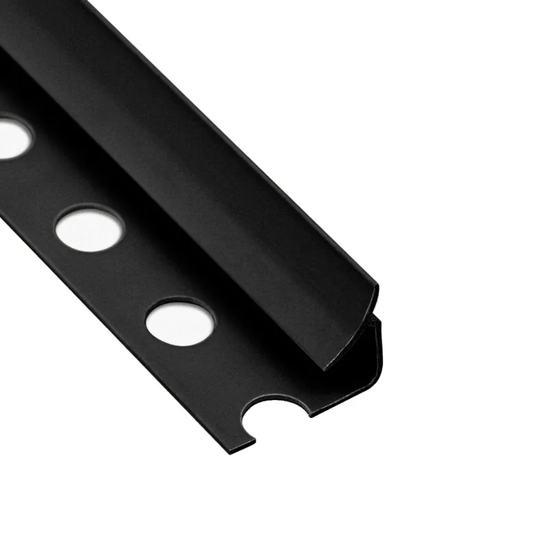 Profil PVC de colt interior, 000aine, negru, 2.6 m buc