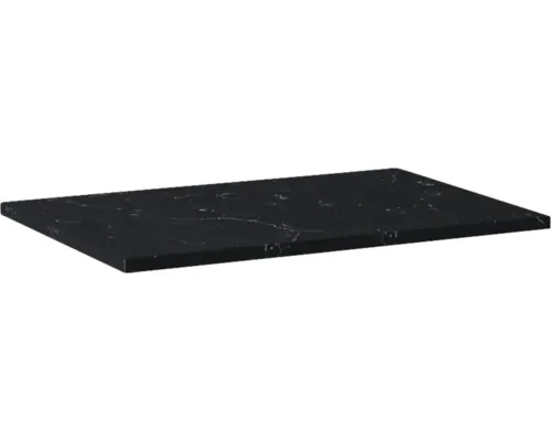 Blat lavoar baie marmură compactă Marquina negru mat 60,6x46 cm Jungborn buc