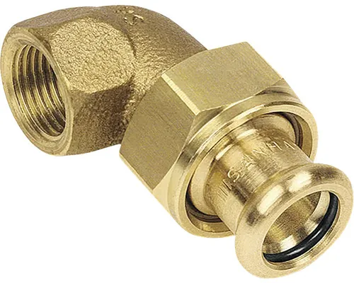 Cot olandez cupru presare Sanha 15x1/2" FI buc