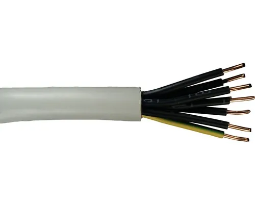 Cablu NYM-J 7x1,5 mm² gri, manta din PVC conform DIN VDE 0281-1 m