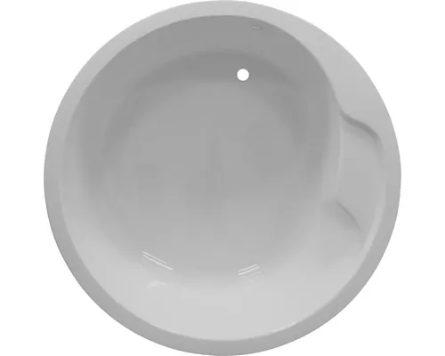 Cadă de baie rotundă Belform Luna 160x160x62 cm acril alb 27CB0027 buc