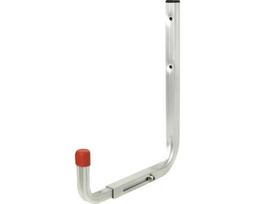 Cârlig reglabil pentru cutie flori Kaiserthal190-255x230 mm, aluminiu / cauciucat, max. 20 kg buc
