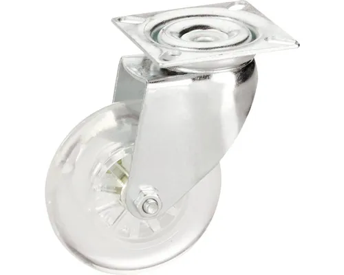 Roată pivotantă poliuretan Tarrox Ø75mm, placă fixare 60x60 mm, cu rulment buc