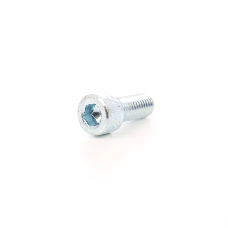 Surub cu cap cilindric, cu locas hexagonal, otel, zincat alb, DIN 912-8.8, SW 8, M10 x 16 mm buc