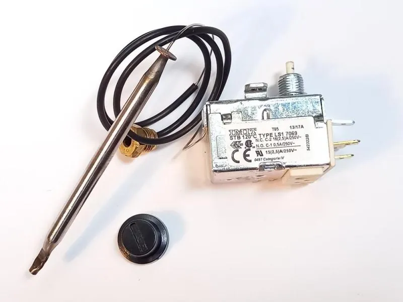 Termostat siguranta fix cu rearmare (gaze arse) 120°C, Vision, LS1 (niplu 14x1), pentru VISION CONDENSING