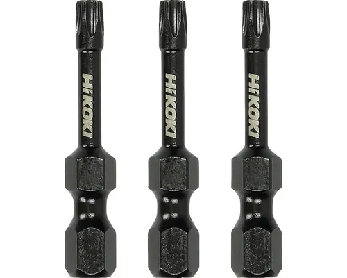 Biți de impact cruce HiKOKI 1/4" T25 38mm, 3 bucăți pac