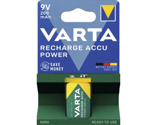 Acumulator Ni-MH Varta E 9V 200mAh buc