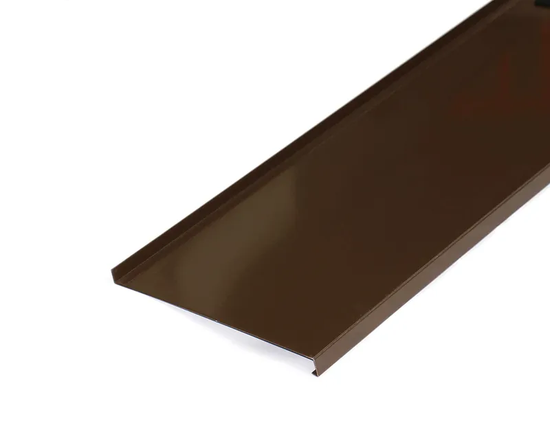 Glaf aluminiu exterior pentru ferestre, maro RAL 8014, 27.5 x 300 x 0.13 cm buc