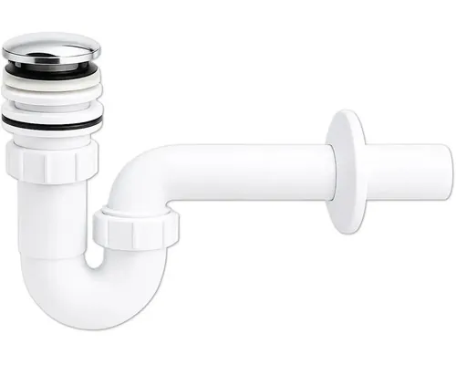 Sifon lavoar rigid 1 1/4” cu ventil click-clack buc