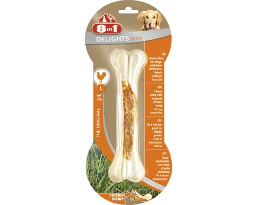 Snack os de ros Delights 8in1 Strong L buc