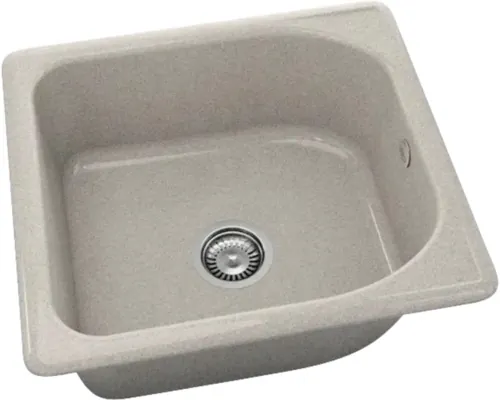 Chiuvetă bucătărie granixit 1 cuvă FAT Sahara 56x51 cm nisip buc