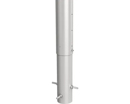 Suport fixare beton Biohort 180 cm Ø 8,5 cm argintiu metalizat buc