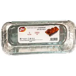 Tava din aluminiu pentru copt cozonac 5buc/set 101465 Oti