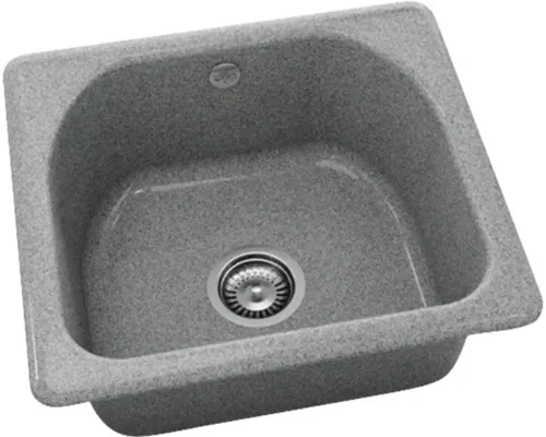 Chiuvetă bucătărie granixit 1 cuvă FAT Space Grey 207 51x46x21 cm fără picurător gri piatră buc