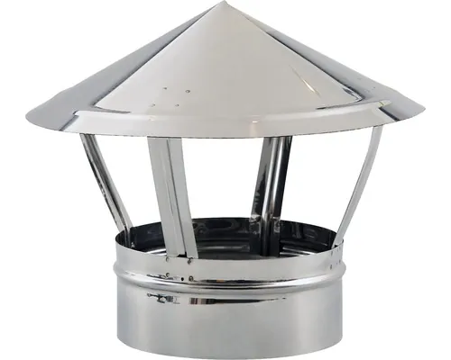 Capac terminal din inox pentru coș de fum D300 buc