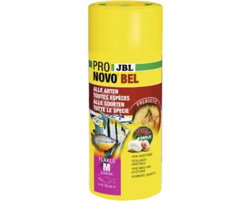 Hrană pești acvariu JBL ProNovo Bel Flakes M 250 ml buc