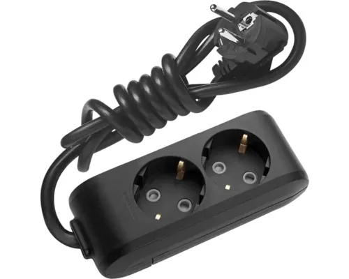 Prelungitor electric Panasonic 2 prize 1,5m 3500W, negru buc