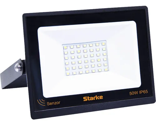Proiector LED exterior Starke 50W, 5000 lumeni, IP65, senzor de mișcare, lumină rece buc