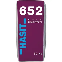 Tencuiala interior/exterior kalkzementputz 652 30kg Hasit