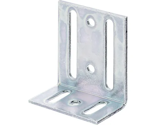 Colțar metalic perforat Alberts 77x40x65x3 mm, reglabil buc