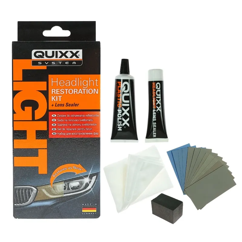 Kit restaurare faruri auto, Quixx Restoration Kit, 5 elemente buc