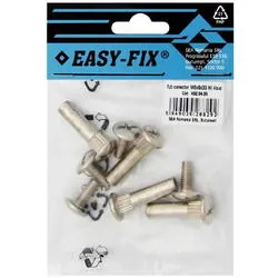 Tub conector+surub m6x8x30 nichelat 432.04.55/28829 4 bucati